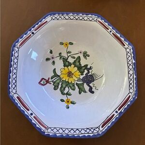 Tiffany & Co."Lisbon" Floral Rim Soup Bowl